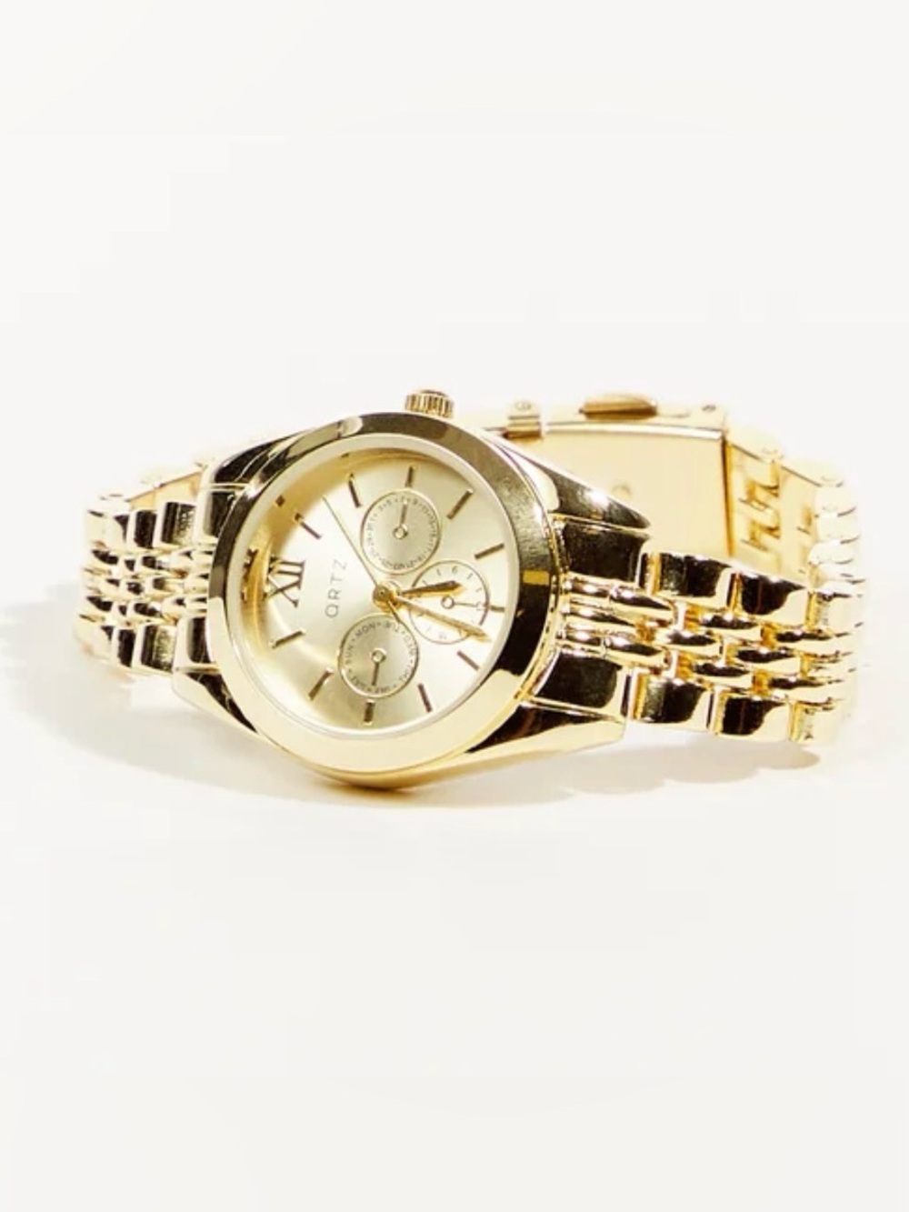 Altere’d State Stainless Steel Link Round Face Watch Brand New
